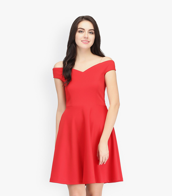 Popular Strapless A-line Floor-Length Ruffle Prom Dress